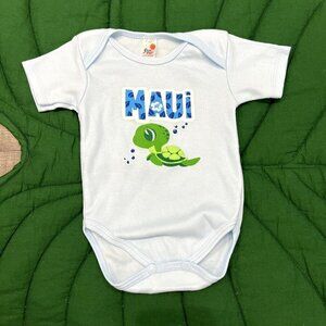 Maui Honu Turtle 0-3 Months Bodysuit Onesie